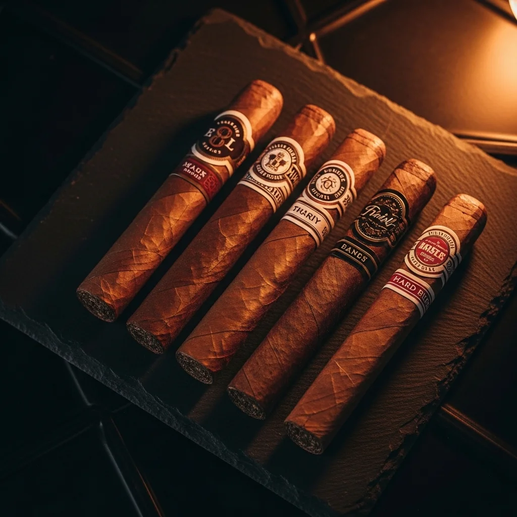 Seleção dos melhores charutos box-pressed premium 2026 — Padron 1964, Altos Upmann e Rocky Patel Vintage