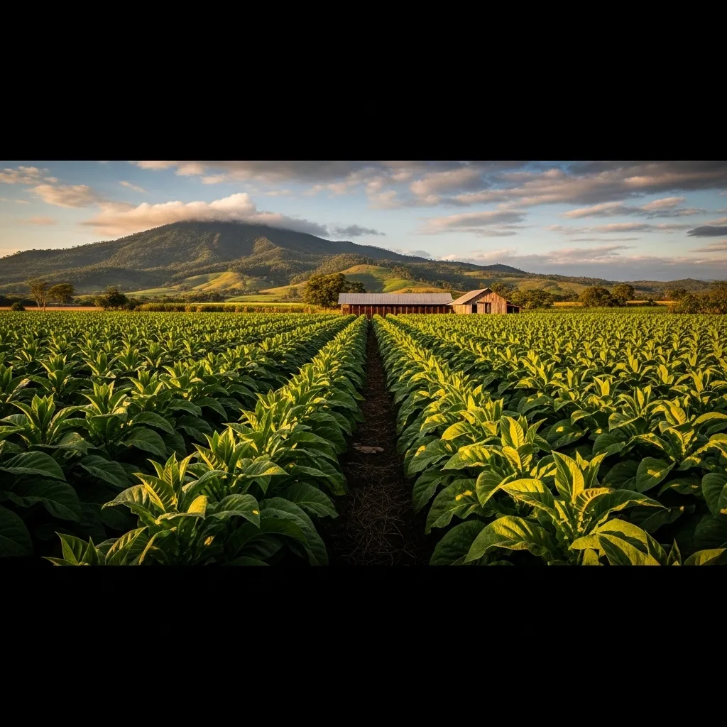 Campos de tabaco em Estelí, Nicarágua — berço da produção Drew Estate