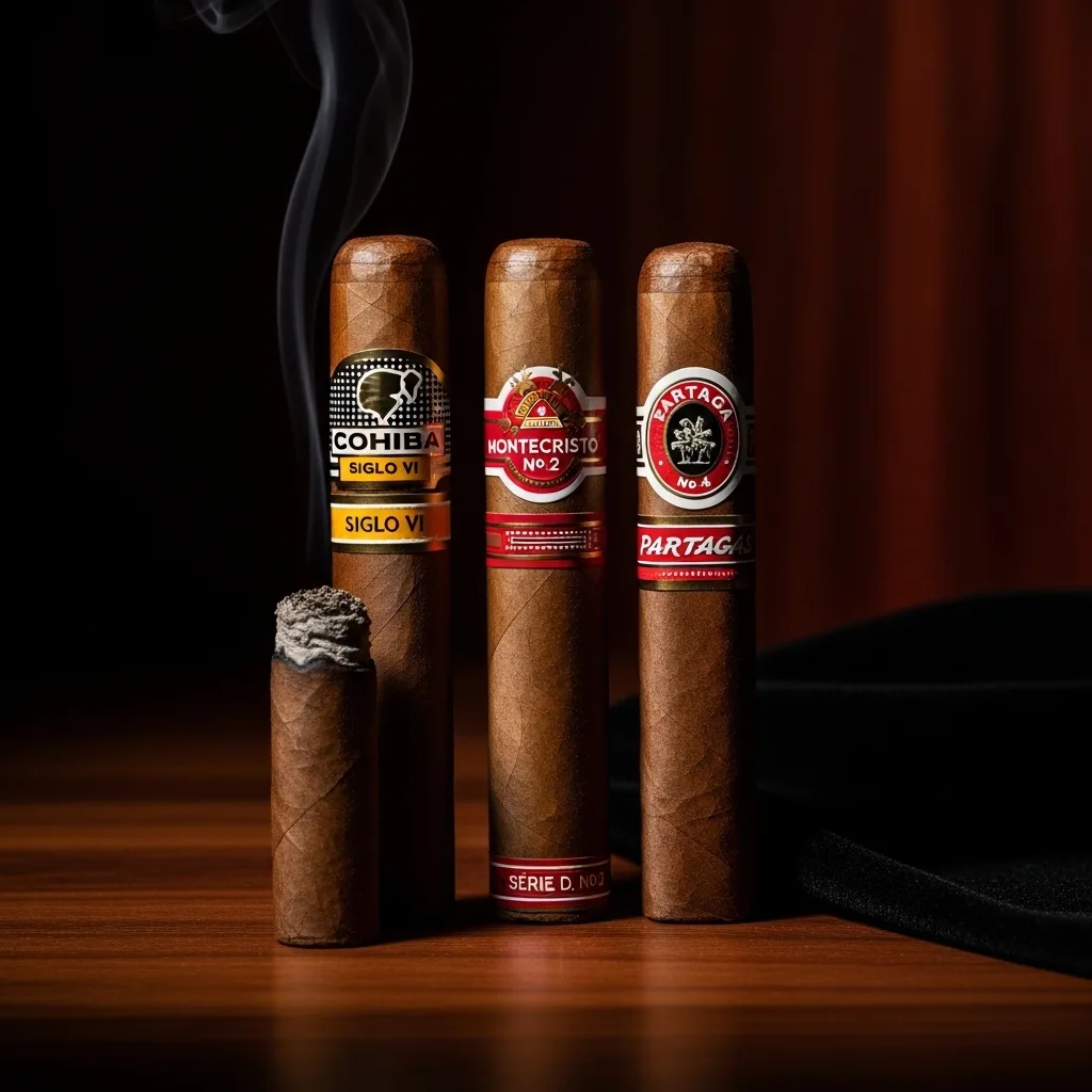 Charutos cubanos premium - Cohiba, Montecristo e Partagás no mercado secundário