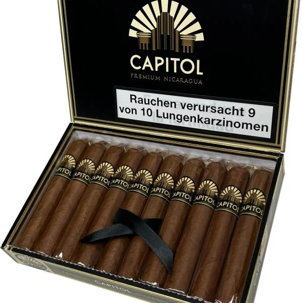 Charuto Capitol Casino Robusto, embalagem — nicaraguense