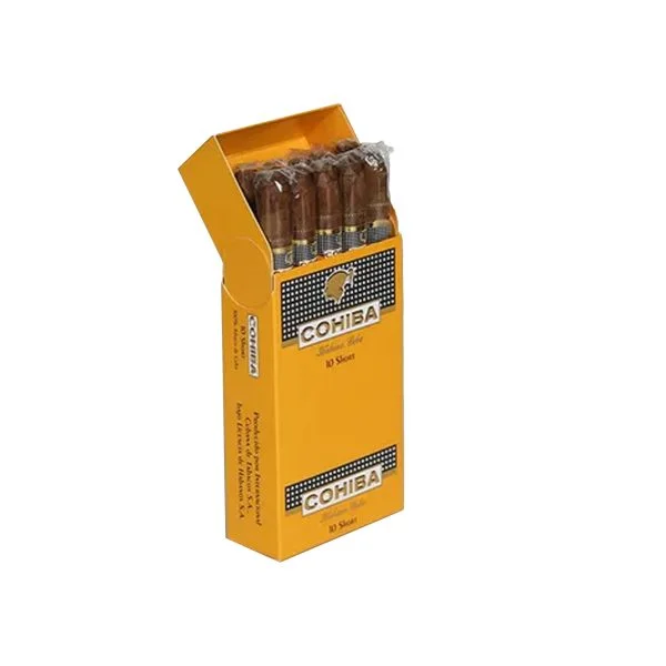Charuto Cohiba Short DP Robusto com capa colorado — cubano