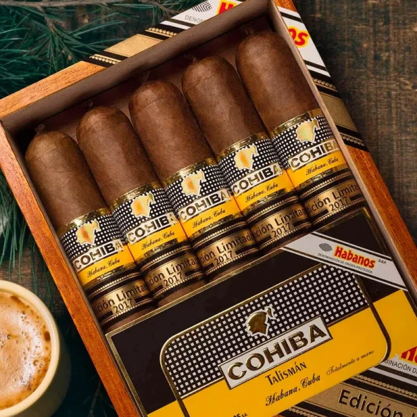 Charuto Cohiba Talisman EL17 Robusto com capa colorado maduro — cubano