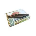 Charuto Hoyo de Monterrey Palmas Extra Petit Corona com capa colorado, detalhe de construção — cubano