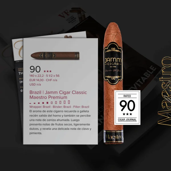 Charuto JAMM Cigar Figurado — brasileiro