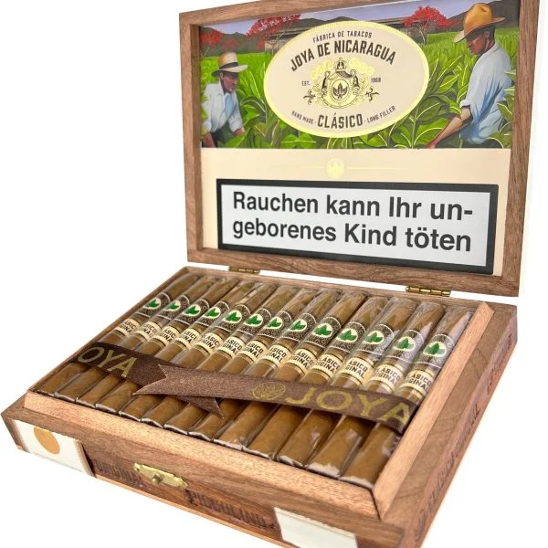 Charuto Joya de Nicaragua Petit Corona com capa colorado — nicaraguense