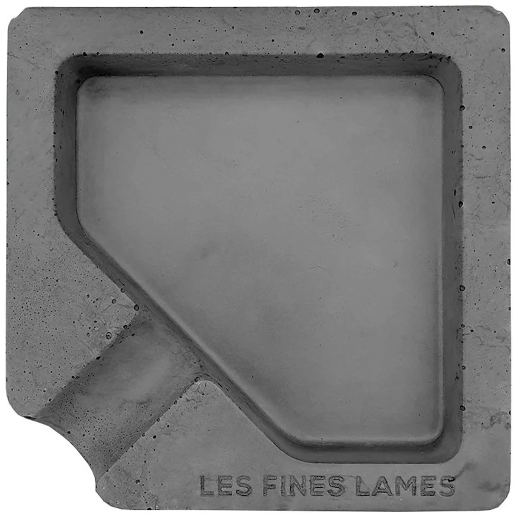 Cinzeiro de concreto Les Fines Lames Monad em anthracite para 1 charuto