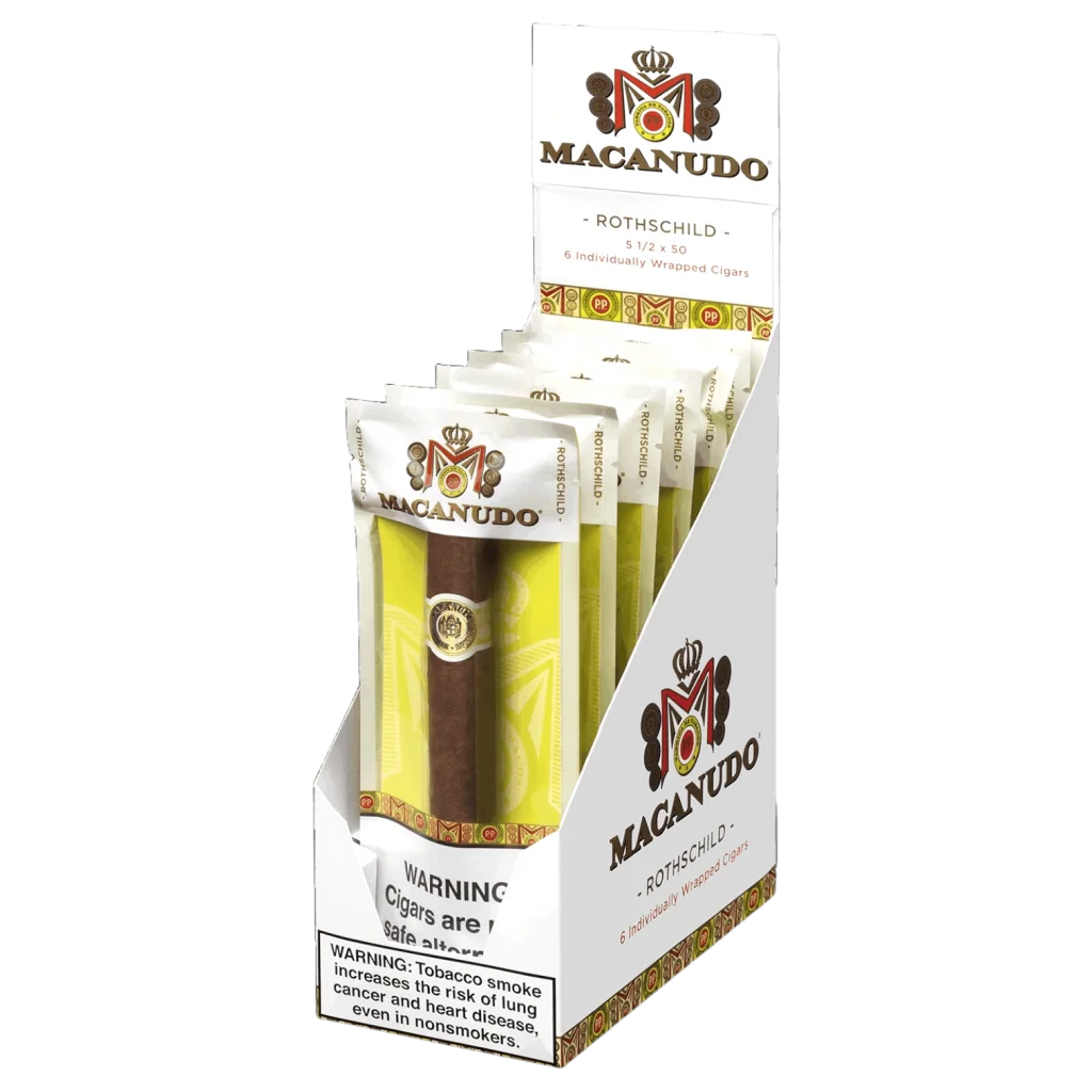 Charuto Macanudo Rothschild com capa claro — dominicano
