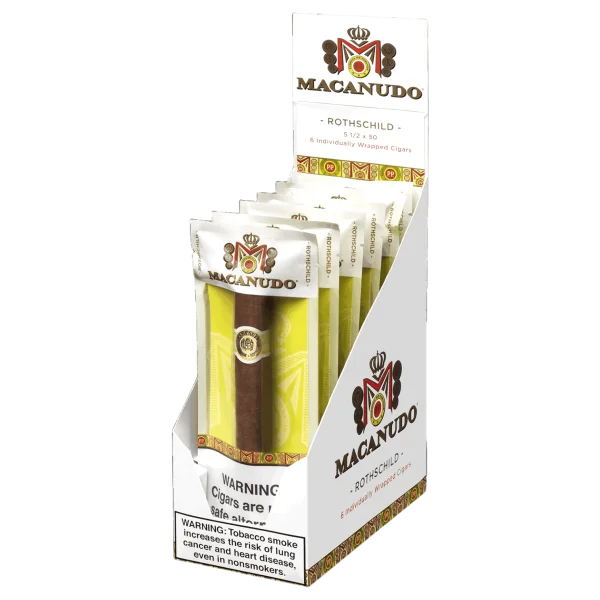 Charuto Macanudo Rothschild com capa claro — dominicano