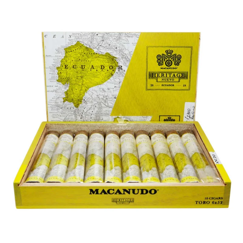 Charuto Macanudo Toro, embalagem — dominicano