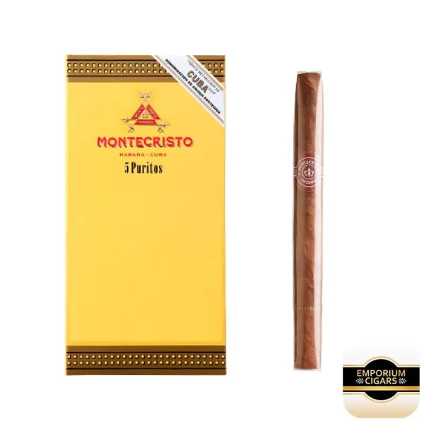 Charuto Montecristo Panetela — cubano