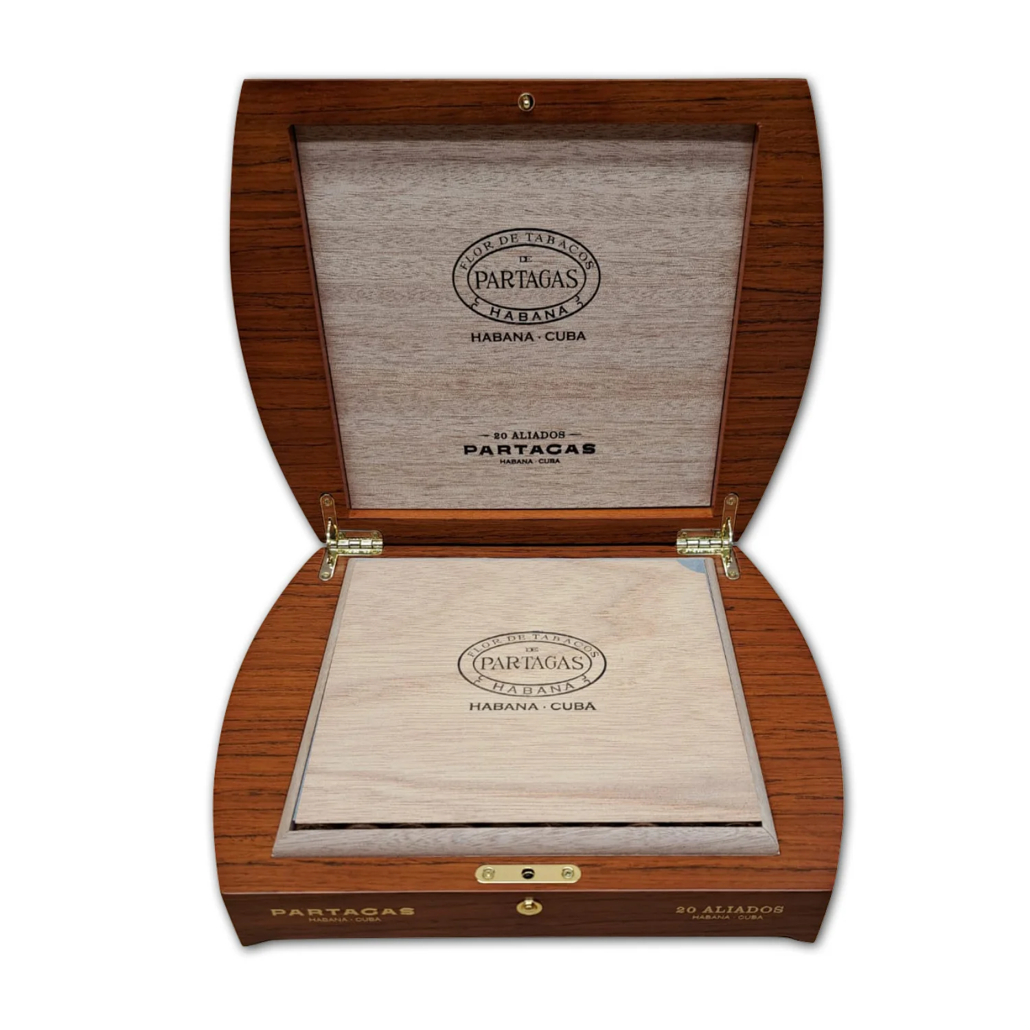 Charuto Partagas Lonsdale com capa colorado maduro, detalhe de construção — cubano