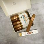 Charuto Quintero Petit Quintero Petit Corona, detalhe de construção — cubano