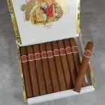 Charuto Romeo y Julieta Mille Fleurs Corona, detalhe de construção — cubano