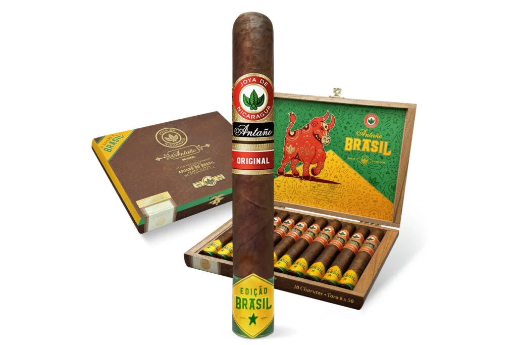 Drew Estate Liga Privada No. 9 com capote de Mata Fina Brasileiro — charuto premium sobre fundo escuro