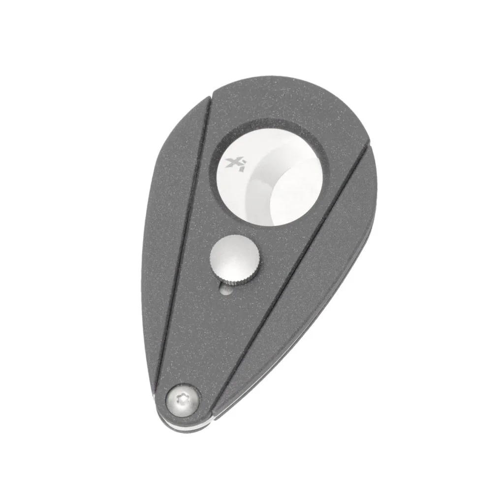 Cortador de charutos Xikar Xi2 lâmina dupla em fibra nylon prata