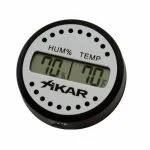 Higrômetro Xikar 832XI mostrando leitura de umidade e temperatura