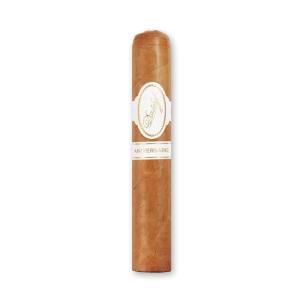 Charuto Davidoff Aniversário Special R em capa Colorado Claro dourada — vitola Robusto