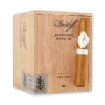 Charuto Davidoff Aniversário Special R Robusto — detalhe da capa Colorado Claro sedosa