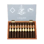 Detalhe do charuto Cavalier Genève US Regional Exclusive Toro capa Maduro