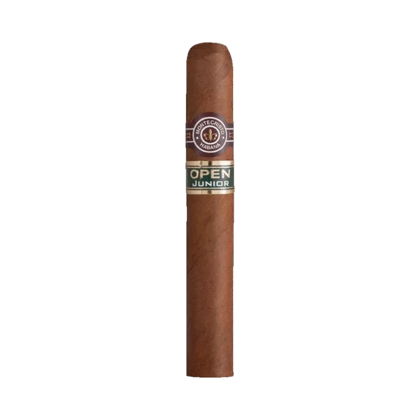 Charuto Montecristo Open Junior Panetela cubano com capa Colorado Claro