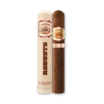 Charuto La Aurora Robusto Deluxe com capa colorado em tubo individual