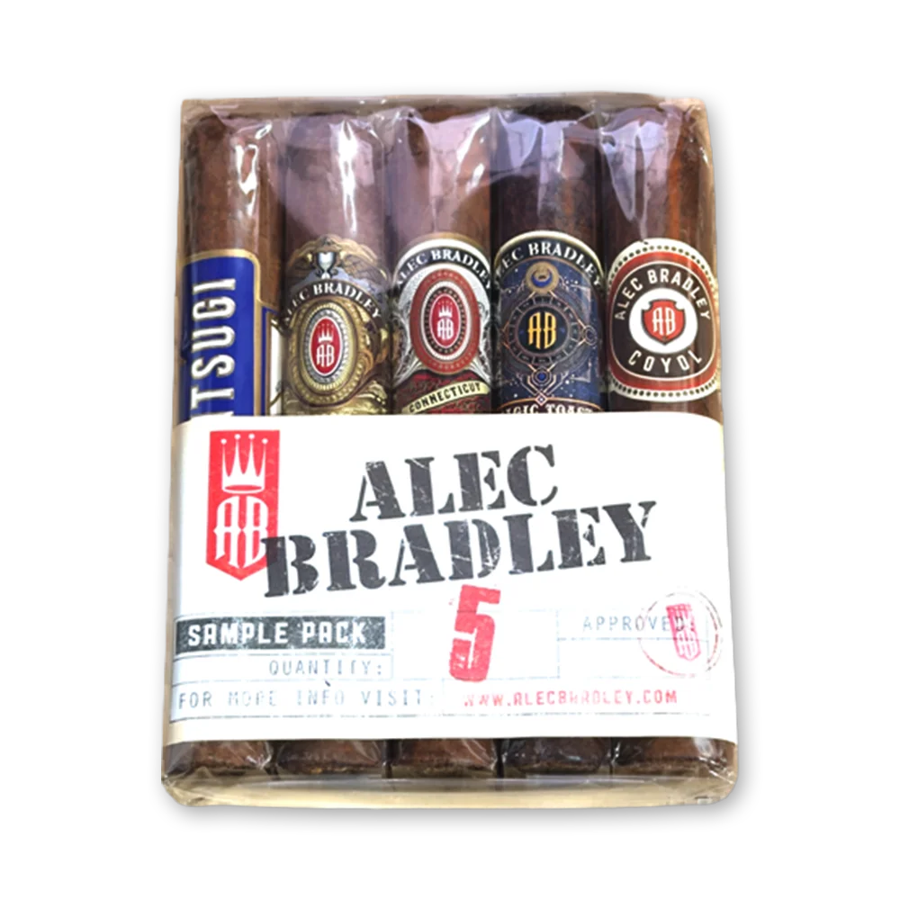 001 Alec Bradley Robusto Sampler - Kit 5 Charutos - Imagem 1